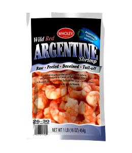 4 oz (113 g) Wild Uncooked Argentinian Red Shrimp