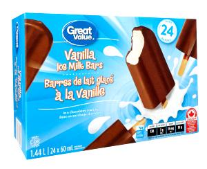 4 oz (113.4 g) Vanilla Ice Milk - Chocolate