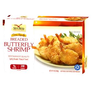 4 Oz Breaded Butterfly Shrimp - Ready To Fry