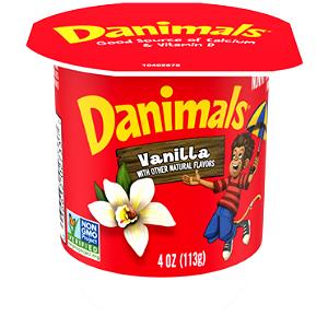 4 Oz Danimals, Totally Vanilla Cup