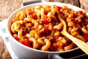 4 Oz Macaroni, Tomato & Beef, Strained