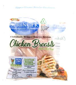 4 Oz Individually Frozen Chicken Breast Fillets