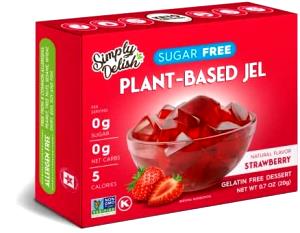 4 Oz Nondairy Dessert, Strawberry, No Sugar Added