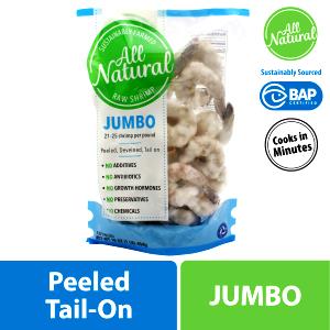 4 oz raw (112 g) Jumbo Raw Shrimp
