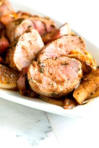 4 oz raw (113 g) Cinnamon Apple Pork Tenderloin