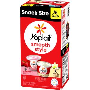 4 Oz Yogurt, Totally Vanilla & Strawberry Explosion