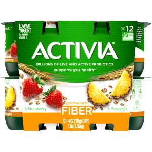4 Oz Yogurt W/Fiber, Apple, Nonfat