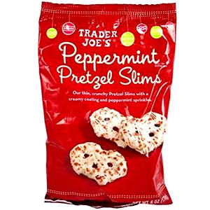 4 pieces (1 oz) Peppermint Pretzel Slims