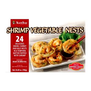 4 pieces (100 g) Shrimp Vegetable Nests