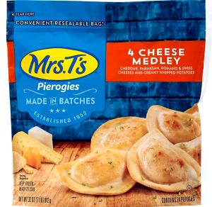 4 pieces (152 g) Four Cheese Medley Pierogies