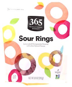 4 pieces (28 g) Sour Lemonade Rings