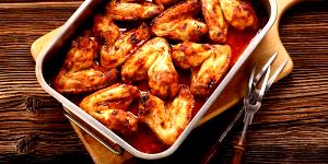 4 pieces (3 oz) Buffalo Style Chicken Wings