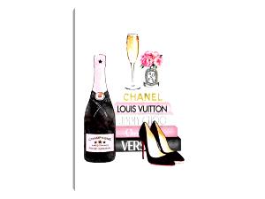 4 pieces (32 g) Pink Champagne & Milk Chocolate Swirl Hearts