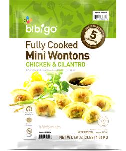 4 pieces (36 g) Chicken Cilantro Mini Wontons