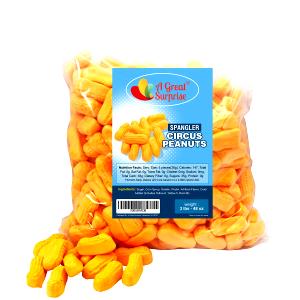 4 pieces (36 g) Marshmallow Circus Peanuts