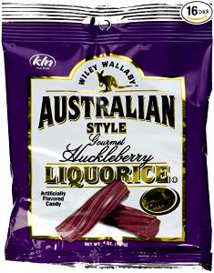 4 pieces (38 g) Huckleberry Liquorice