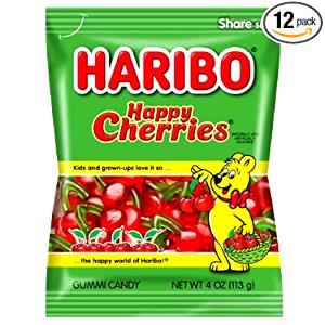 4 pieces (39 g) Gummi Sour Cherries
