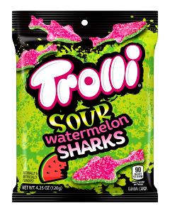 4 pieces (39 g) Sour Watermelon Sharks