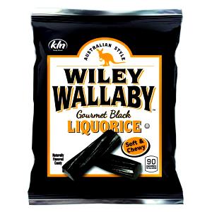4 pieces (40 g) Aussie Style Soft Gourmet Licorice - Black