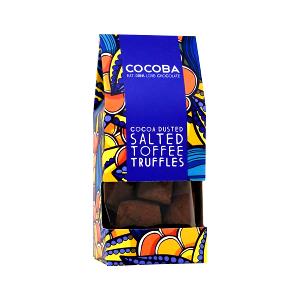 4 pieces (40 g) Cocoa Dusted Truffles with Toffee Bits