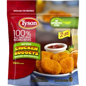 4 pieces (79 g) 100% All Natural Fully Cooked Chicken Nuggets