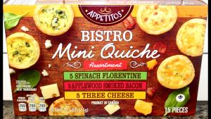 4 pieces (85 g) Applewood Smoked Bacon Mini Quiches