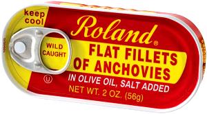 4 Pieces Anchovy, Flat Fillets In Olive Oil