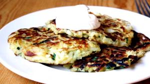 4 Pieces Mini Potato Pancakes Hash Browns