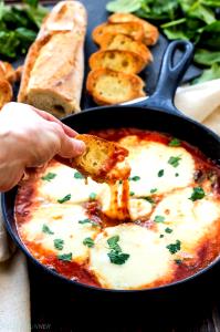 4 pieces Mozzarella Marinara