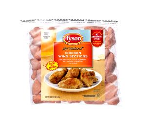 4 Pieces Individually Frozen Chicken Wings Drummettes