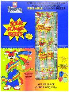 4 pieces Sour Power Belts