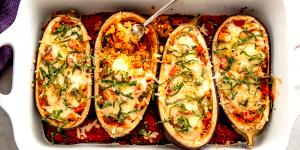 4 Pieces Stuffed Eggplant