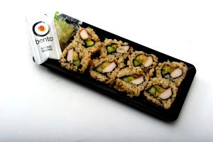 4 Pieces Sushi, Brown Rice California Roll