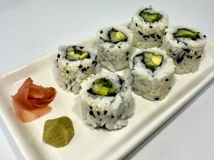 4 Pieces Sushi, Green Vegetable Roll