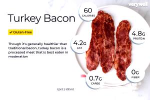 4 pieces Turkey Bacon