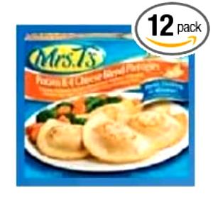 4 pierogies Potato & Cheddar Cheese Pierogies