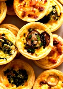 4 quiches Mini Quiche