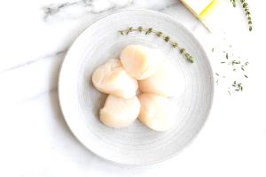 4 scallops New England Wild Jumbo Scallops