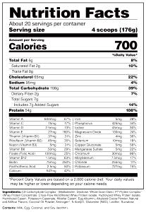4 scoops (176 g) Protein Synthesis Gai7ner