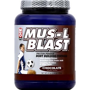 4 Scoops Protein Powder, Mus-L Blast Chocolate