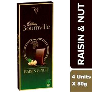 4 sections (33 g) Dark Chocolate with Raisins & Pecans