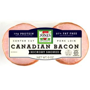 4 slices (2 oz) Smoked Canadian Bacon