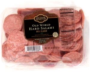4 slices (28 g) Sliced Reduced Fat Hard Salami