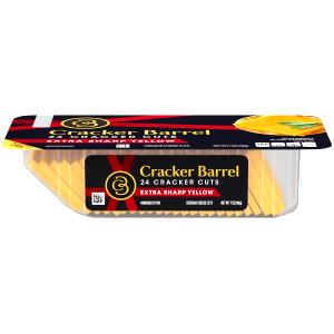 4 slices (33 g) Extra Sharp Cheddar Cracker Cuts
