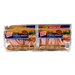 4 slices (50 g) Shaved Smoked White Turkey Lunch Meat