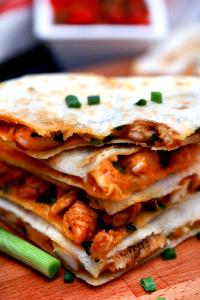 4 slices Chicken Quesadilla