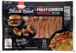 4 slices Fully Cooked Bacon