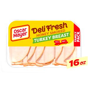 4 Slices Turkey Breast Lunchmeat, Honey Smoked