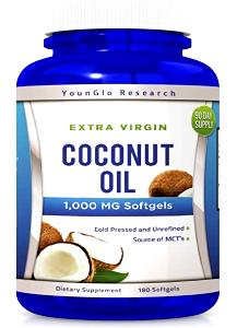 4 softgels Coconut Oil Softgels
