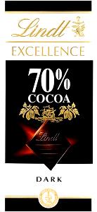 4 squares (40 g) Excellence Intense Dark Chocolate 70% Cocoa